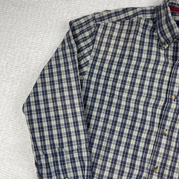 Levi Strauss Signature Premium Button Up Shirt Red / Blue / Green Plaid Men Sz M - Picture 3 of 16